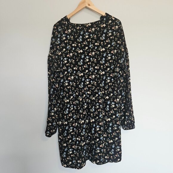 NWOT tentree Ecowoven Crepe Knee Length Long Sleeve Dress - Size Medium - Picture 4 of 6